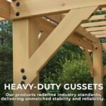 Yardistry 10 x 22 Meridian Pergola - Image 10