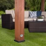 10 Ft. X 14 Ft. Traditional All Cedar Wood Outdoor Patio Pergola Shade Structure - Image 6