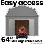 Hudson 12 ft. W x 16 ft. D Wood Storage Shed - Image 9