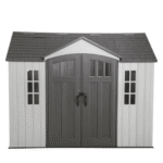Lifetime 10′ x 8′ Outdoor Storage Shed, Gray