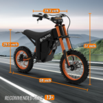 Tuttio Soleil01 Electric Dirt Bike 2000w 48V 21Ah Battery - Image 4