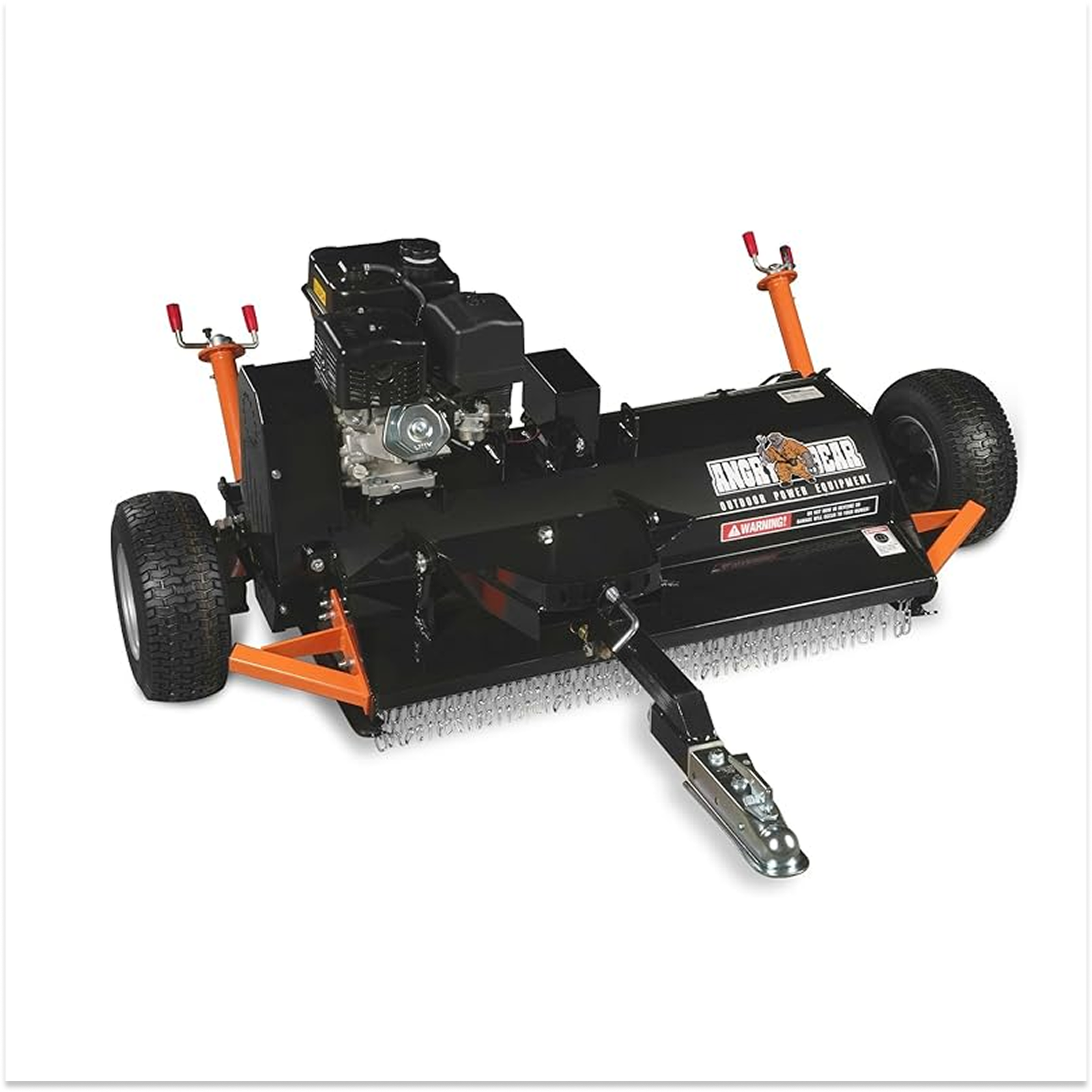 teragarden-product-272-image-1 MechMaxx 48" Tow-Behind ATV Offset Flail Mower 15HP 459cc E-start Gas Engine Powered - Image 1