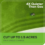 Greenworks 60V 42 Electric CrossoverZ Zero Turn Mower with 8 Ah Batteries and Dual Port Turbo Chargers - Image 5