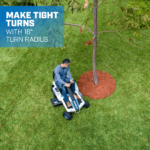 Hart 80-Volt 30-inch Deck Lithium-Ion Riding Lawn Mower Kit - Image 2
