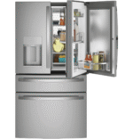 GE Refrigerator 27.9 Smart Fingerprint Resistant French Door - Image 4
