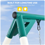 9.5′ Heavy-Duty Outdoor Porch Swing Set - Image 4