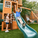 KidKraft Ridgemoor Perch Swing Set – Endless Outdoor Fun for Kids - Image 5